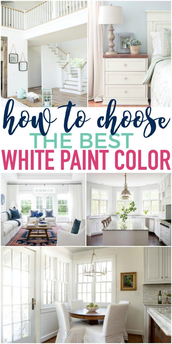 How to Choose the Best White Paint Color - The Turquoise Home